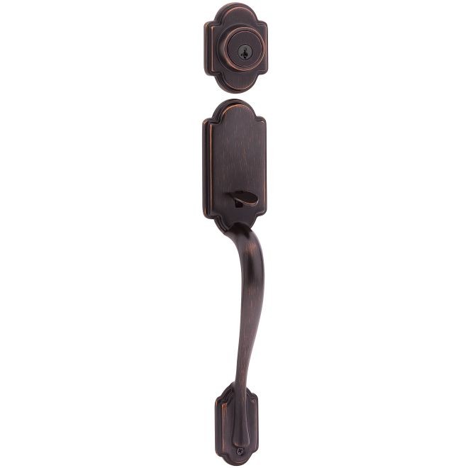 Kwikset 801ANLIP-S Arlington Double Cylinder Exterior Handleset SmartKey