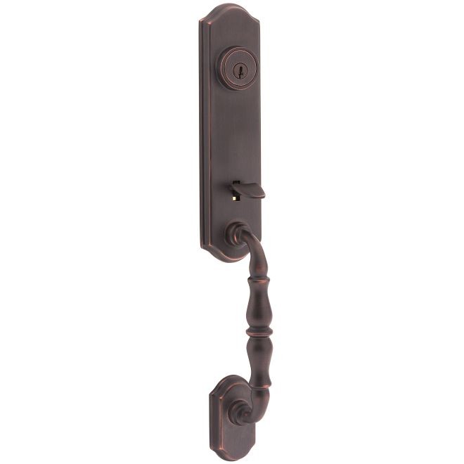 Kwikset 801ATLIP Amherst Double Cylinder Exterior Handleset SmartKey