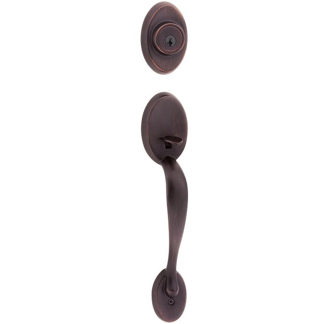 Kwikset 801CELIP-S Chelsea Double Cylinder Exterior Handleset SmartKey