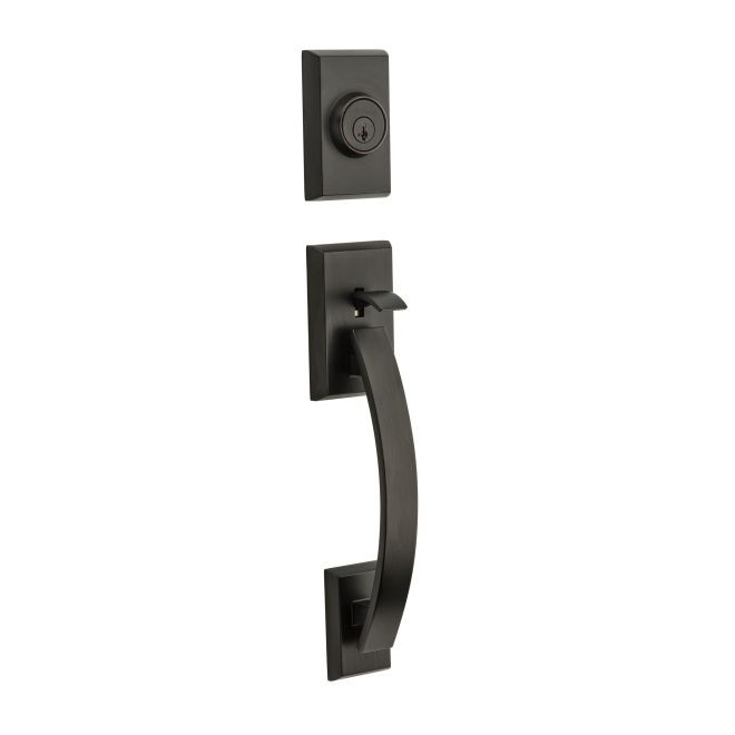 Kwikset 801TVHLIP Tavaris Double Cylinder Exterior Handleset SmartKey
