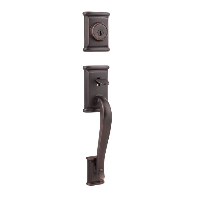 Kwikset 802ADHLIP Ashfield Dummy Exterior Handleset