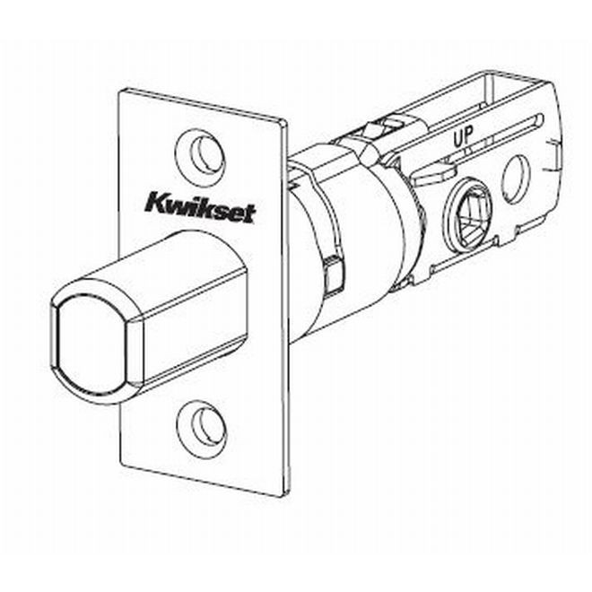 Kwikset 81257 UL Adjustable Square Deadbolt Latch