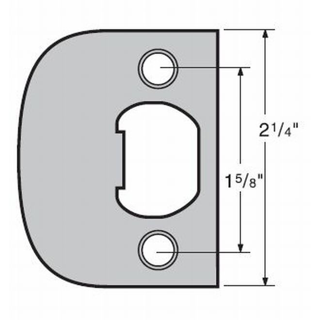 Kwikset 83437 Square Corner Full Lip Strike