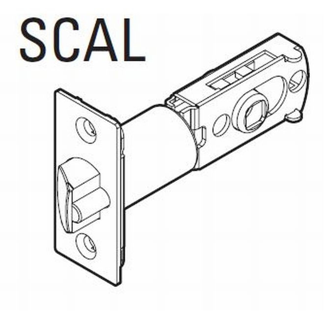 Kwikset 83517 UL Adjustable Square Corner Deadlatch