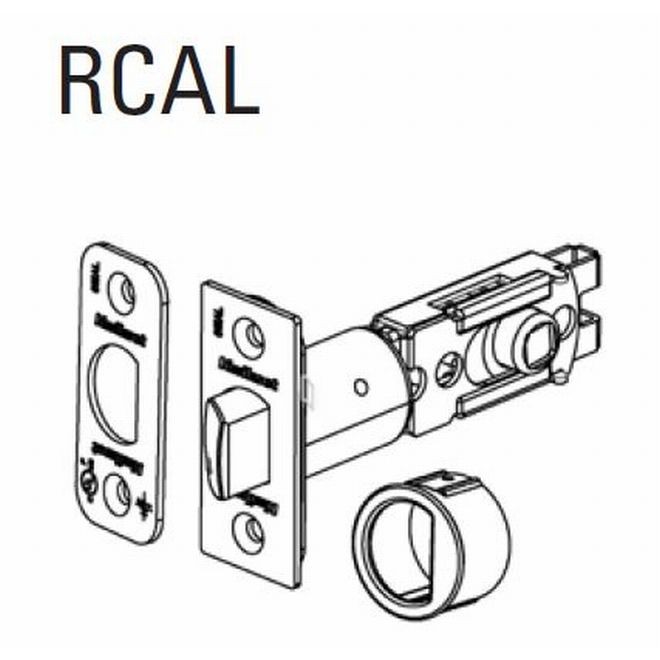Kwikset 83518004 UL Adjustable Radius Corner Deadlatch