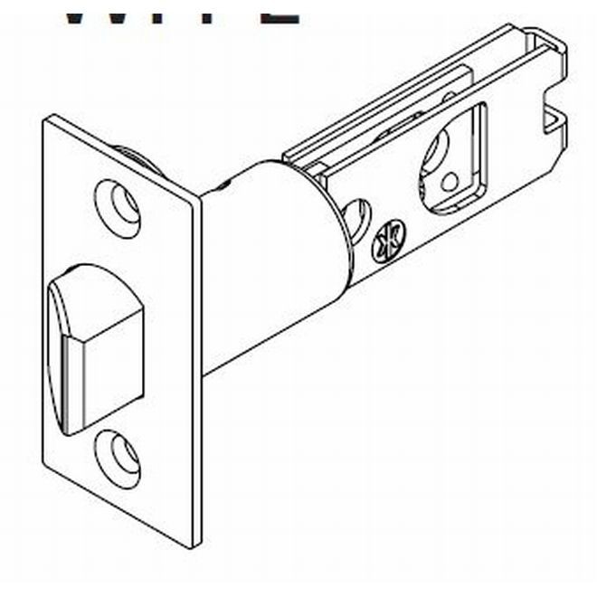 Kwikset 84254 2-3/4" UL Wide Face Springlatch