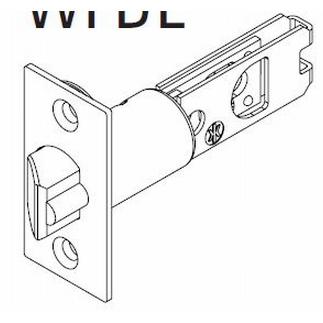 Kwikset 84255 2-3/4" UL Wide Face Deadlatch