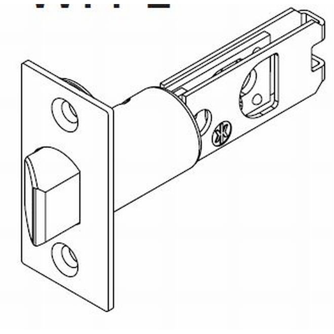 Kwikset 84294 2-3/8" UL Wide Face Springlatch