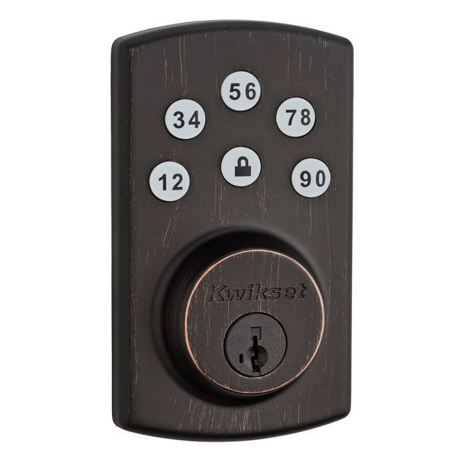 Kwikset 907-2-S Powerbolt 2 Touchpad Electronic Deadbolt SmartKey