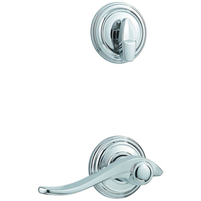 Kwikset 966AVLRH-V1 Right Hand Avalon Interior Single Cylinder Handleset Trim with New Chassis