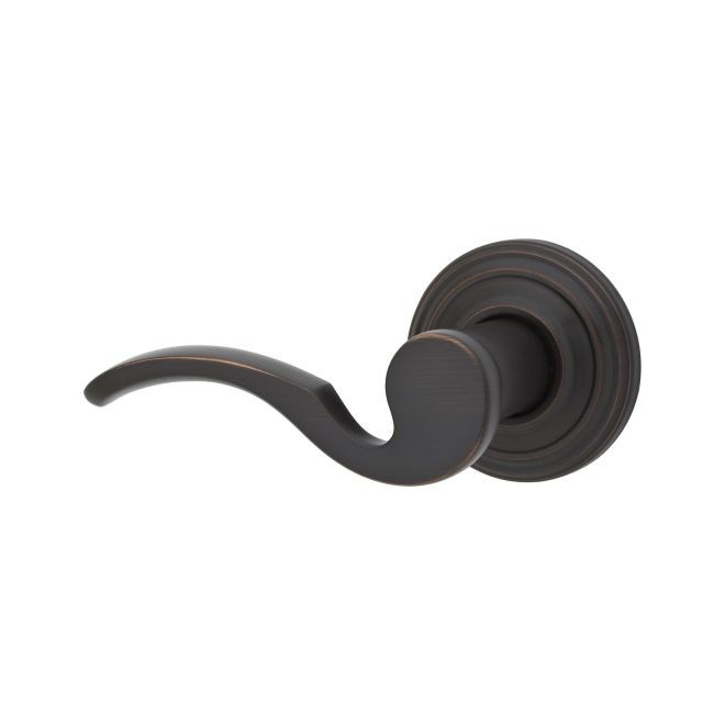 Kwikset 966BRLRH-V1 Right Hand Brooklane Interior Single Cylinder Handleset Trim with New Chassis
