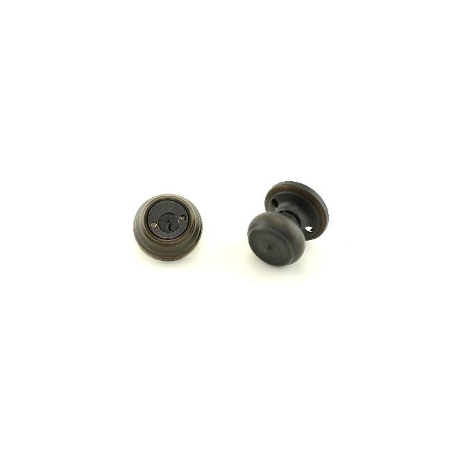 Kwikset 967PE-SBB Phoenix Interior Double Cylinder Handleset Trim SmartKey in Brown Box