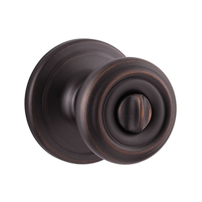 Kwikset 978CN-BB Cameron Interior Single Cylinder Montara Handleset Trim in Brown Box