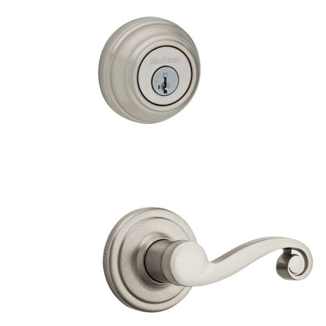 Kwikset 979LLRH-S Right Hand Lido Interior Double Cylinder Montara Handleset Trim SmartKey