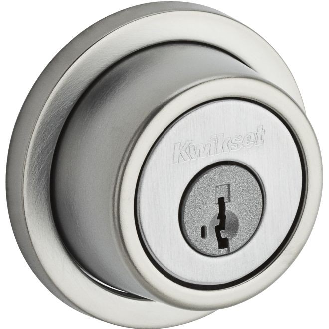 Kwikset 994RDT Contemporary Round Double Cylinder Deadbolt SmartKey