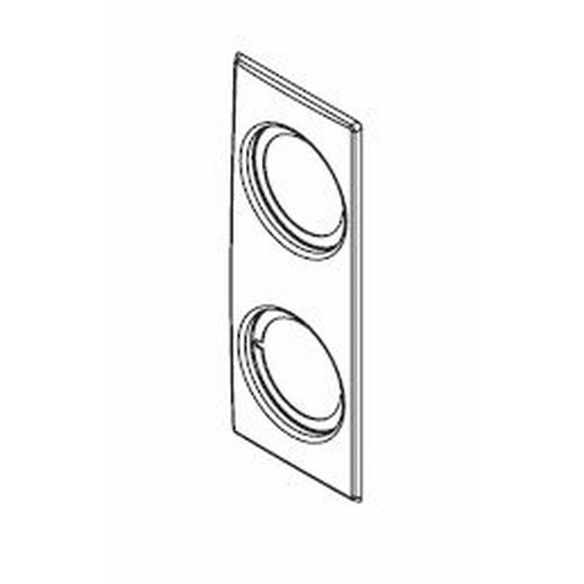 Kwikset CP263 Vertical Combo Plate with 5-1/2" CTC