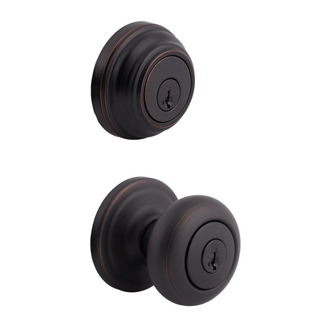 Kwikset CP991J-S Combo Juno Entry with Single Cylinder Deadbolt SmartKey