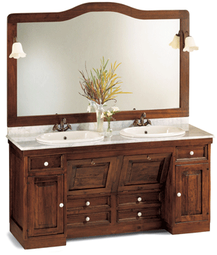 Lacava Capri Marble Countertop for Double Vanity