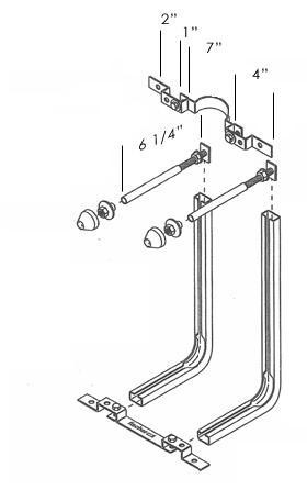 Lacava 41/P Carrier for Toilet