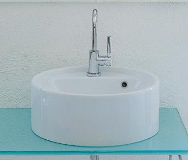 Lacava Twin Set 21" Round Vessel Sink w/One Hole - 5050A