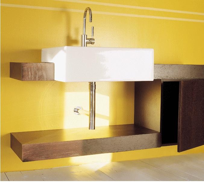 Lacava Aquagrande Semi-recessed sink w/overflow