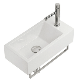 Lacava Aquamedia Lavatory sink w/ 1 faucet hole - 5074