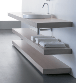 Lacava Nuda Wall-mounted countertop