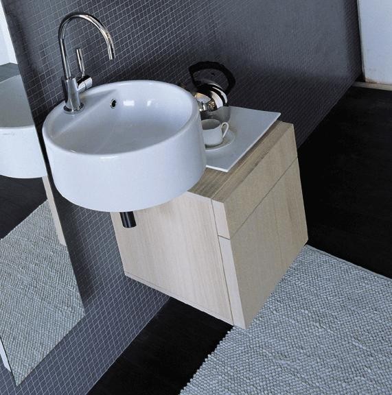 Lacava Nuda 17" Cabinet With Two Drawers