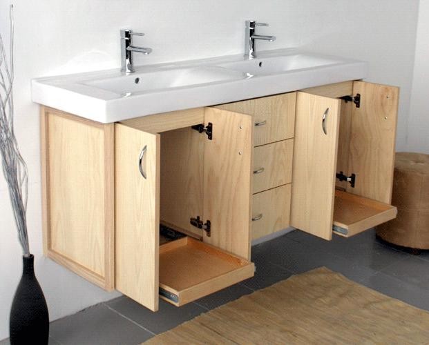Lacava Spring 58" Wall-Mounted Vanity - 5471C1