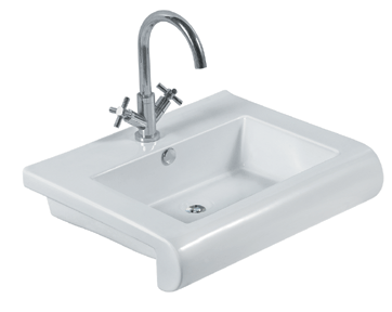 Lacava Fountain 23 5/8"W Bath sink w/overflow - 5493
