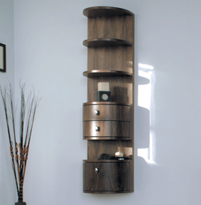 Lacava Suave Wall Mount Curved Cabinet - 6054