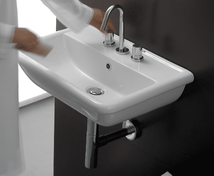 Lacava Alia 23 5/8"W Bath sink w/overflow - AL024