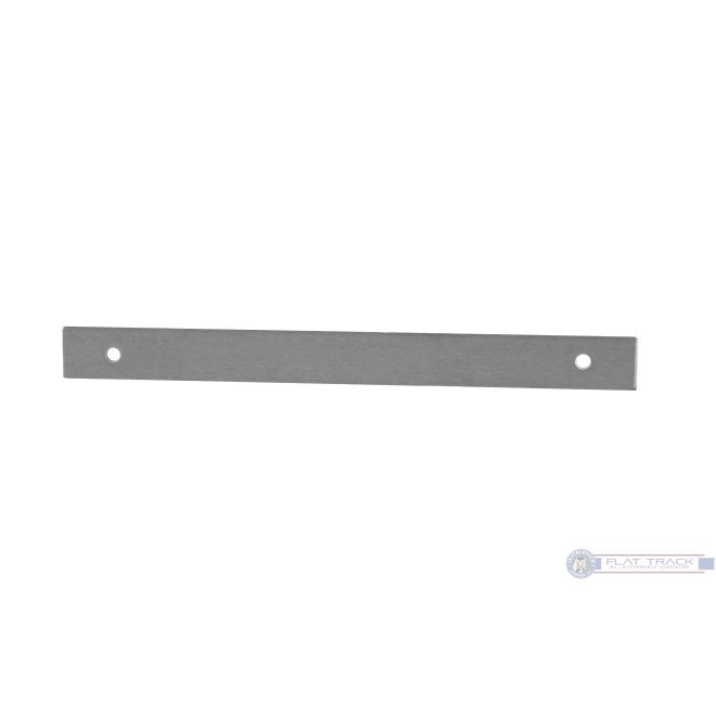 Leatherneck 0115-5124SP 9ft 142 Flat Track without Spacers and with Spliced Holes Brushed Stainless Steel