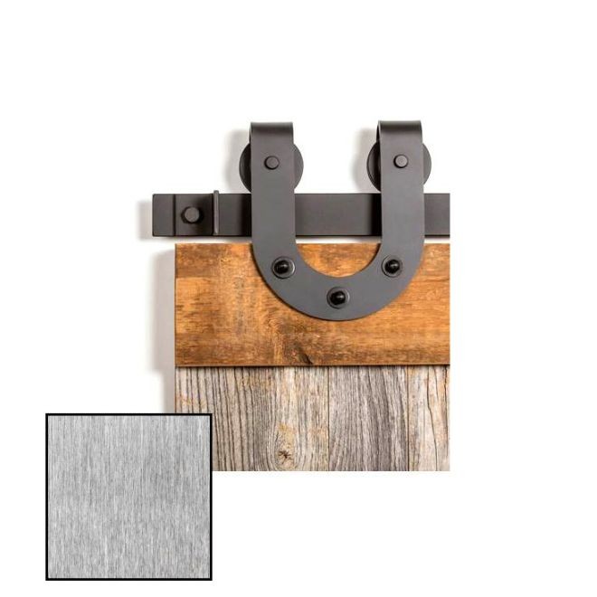 Leatherneck 0115-9003 Horseshoe 403 Hanger for Flat Track - Brushed Nickel