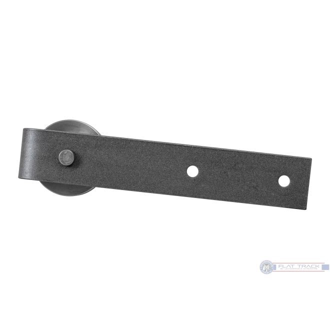 Leatherneck 0117-2752 Straight 402-Q Hanger with Quiet Wheel for Flat Track - Clear Coated