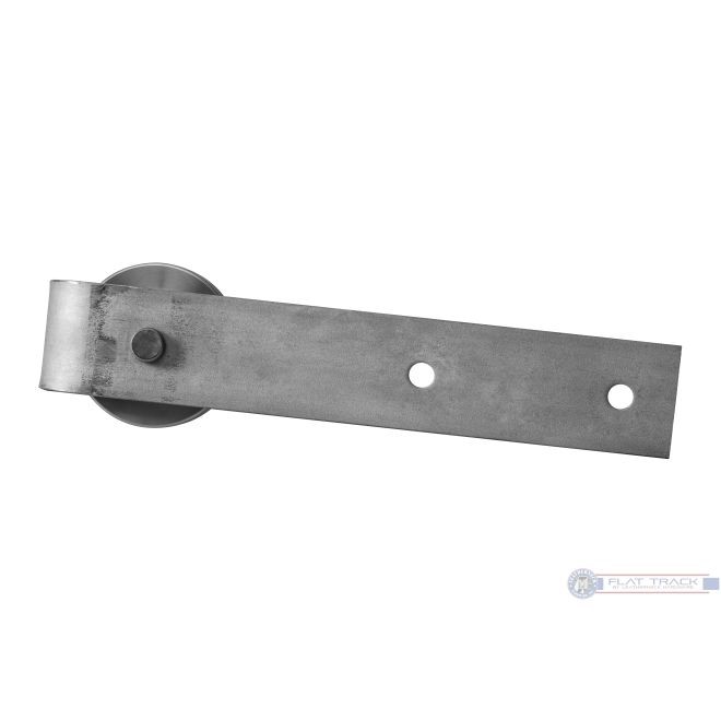 Leatherneck 0117-4052 Straight 402-Q Hanger with Quiet Wheel for Flat Track Mill Stainless Steel