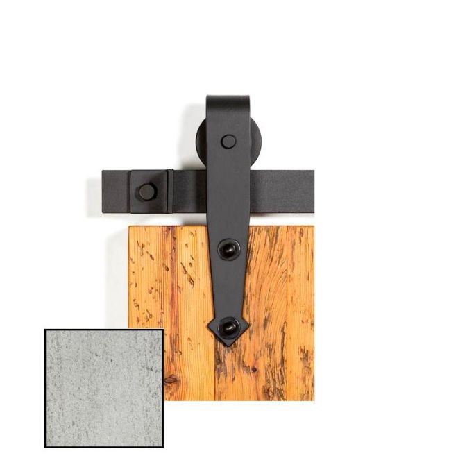Leatherneck 0117-4053 Arrowhead 401-Q Hanger with Quiet Wheel for Flat Track Mill Stainless Steel