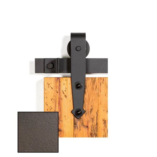 Leatherneck 0117-8053 Arrowhead 401-Q Hanger with Quiet Wheel for Flat Track - Painted Bronze