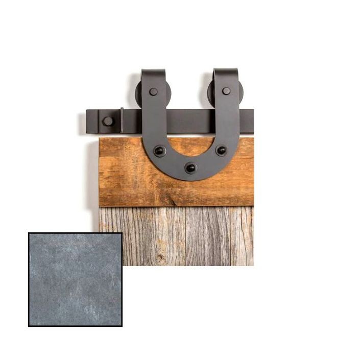Leatherneck 0119-2594 Horseshoe 403-Q Hanger with Quiet Wheel for Flat Track Unfinished