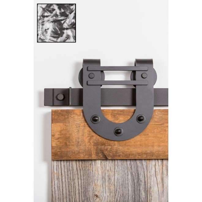 Leatherneck 0119-3008 Double Bar Horseshoe 403DB Hanger for Flat Track Machine Polished