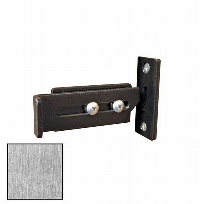 Leatherneck 0119-9019 Privi-Loc Sliding Door Lock System - Brushed Nickel
