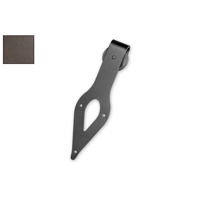 Leatherneck 0120-8025 Teardrop 410-Q Hanger with Quiet Wheel for Flat Track - Painted Bronze