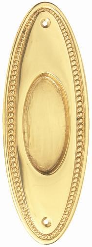 Nostalgic Oval Beaded Flush Pull