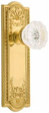 Nostalgic Meadows Plate w/Crystal Dummy Knob