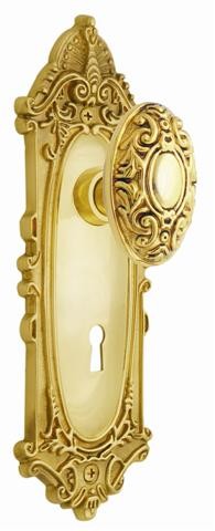 Nostalgic Victorian Plate w/Victorian Dummy Knob