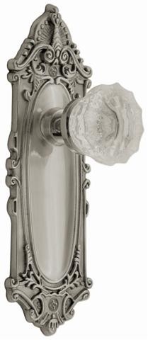 Nostalgic Victorian Plate w/Crystal Dummy Knob