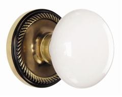 Nostalgic Porcelain Knob Privacy Knob Set