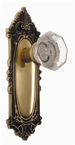 Nostalgic Victorian Plate w/Waldorf Privacy Knob