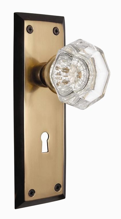 Nostalgic New York Plate w/Waldorf Passage Knob