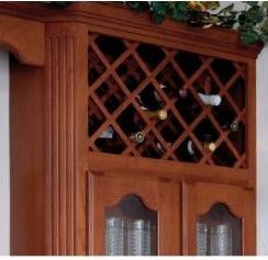 24 x 43" Wine Rack Lattice Panel